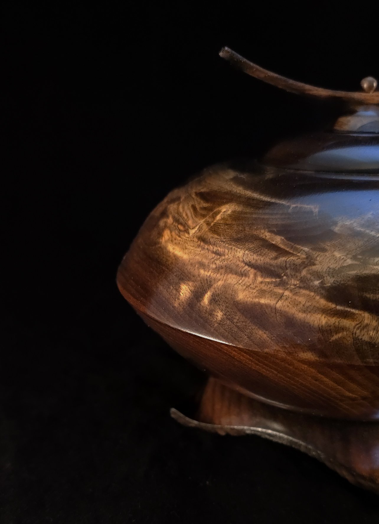 Paper Birch & Walnut Hollow Vessel - Image 3