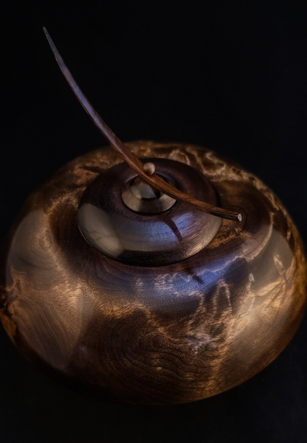 Paper Birch & Walnut Hollow Vessel - Image 5