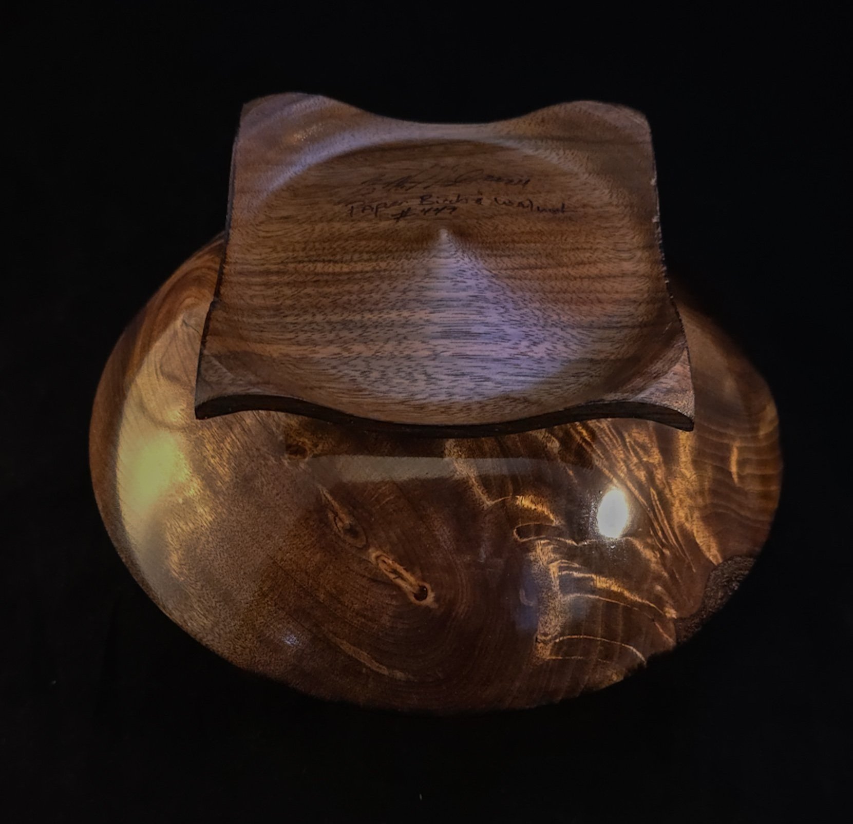 Paper Birch & Walnut Hollow Vessel - Image 7