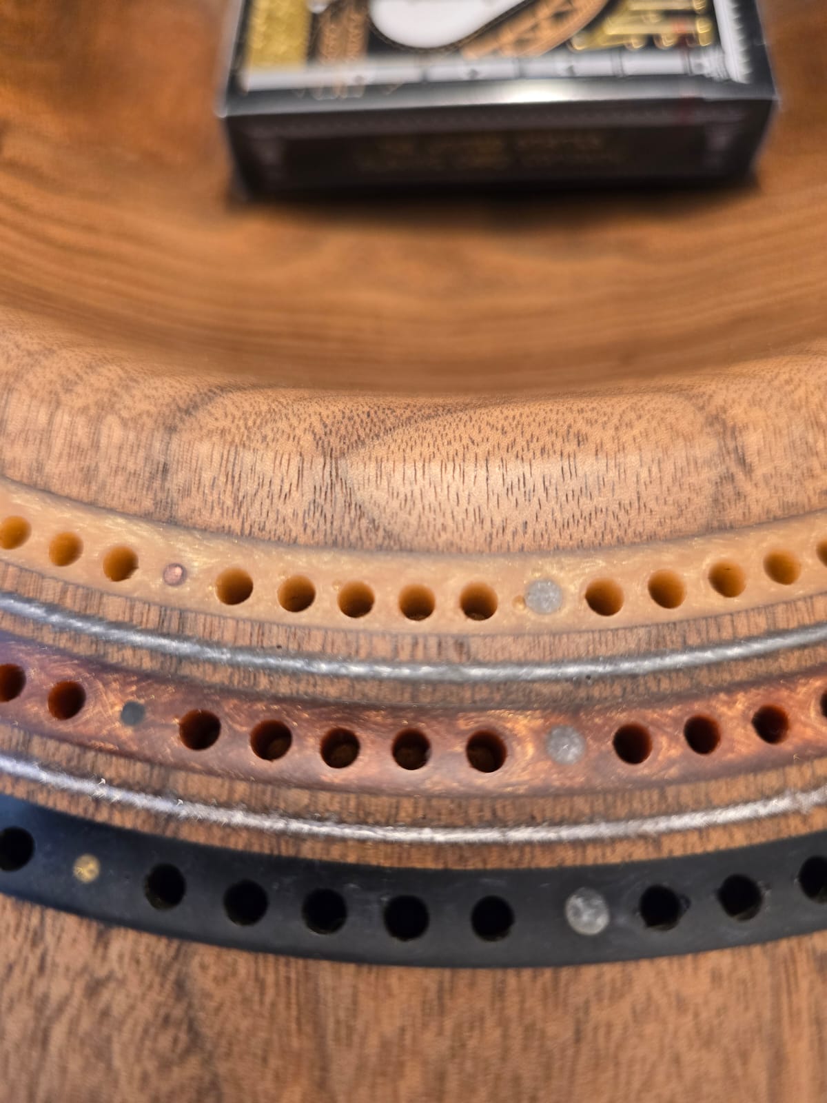 Walnut Cribbage Bowl - Image 5