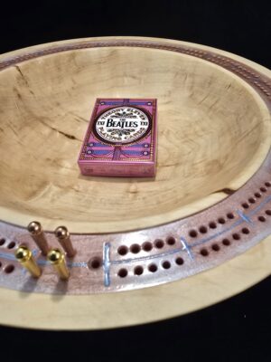 Box Elder Cribbage Bowl
