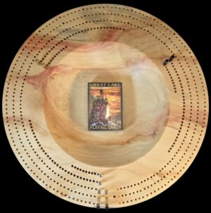 Box Elder Cribbage Bowl