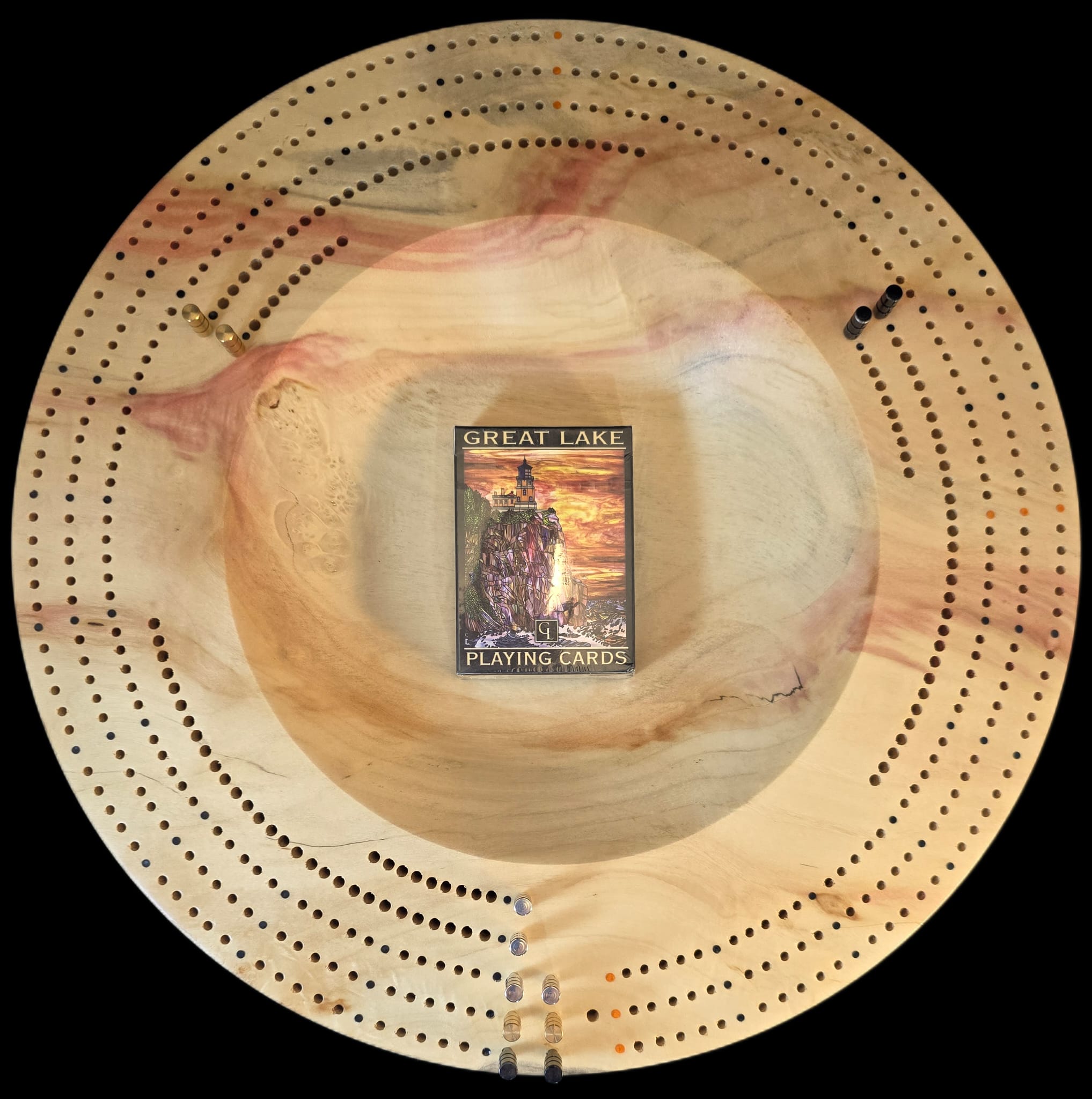 Box Elder Cribbage Bowl